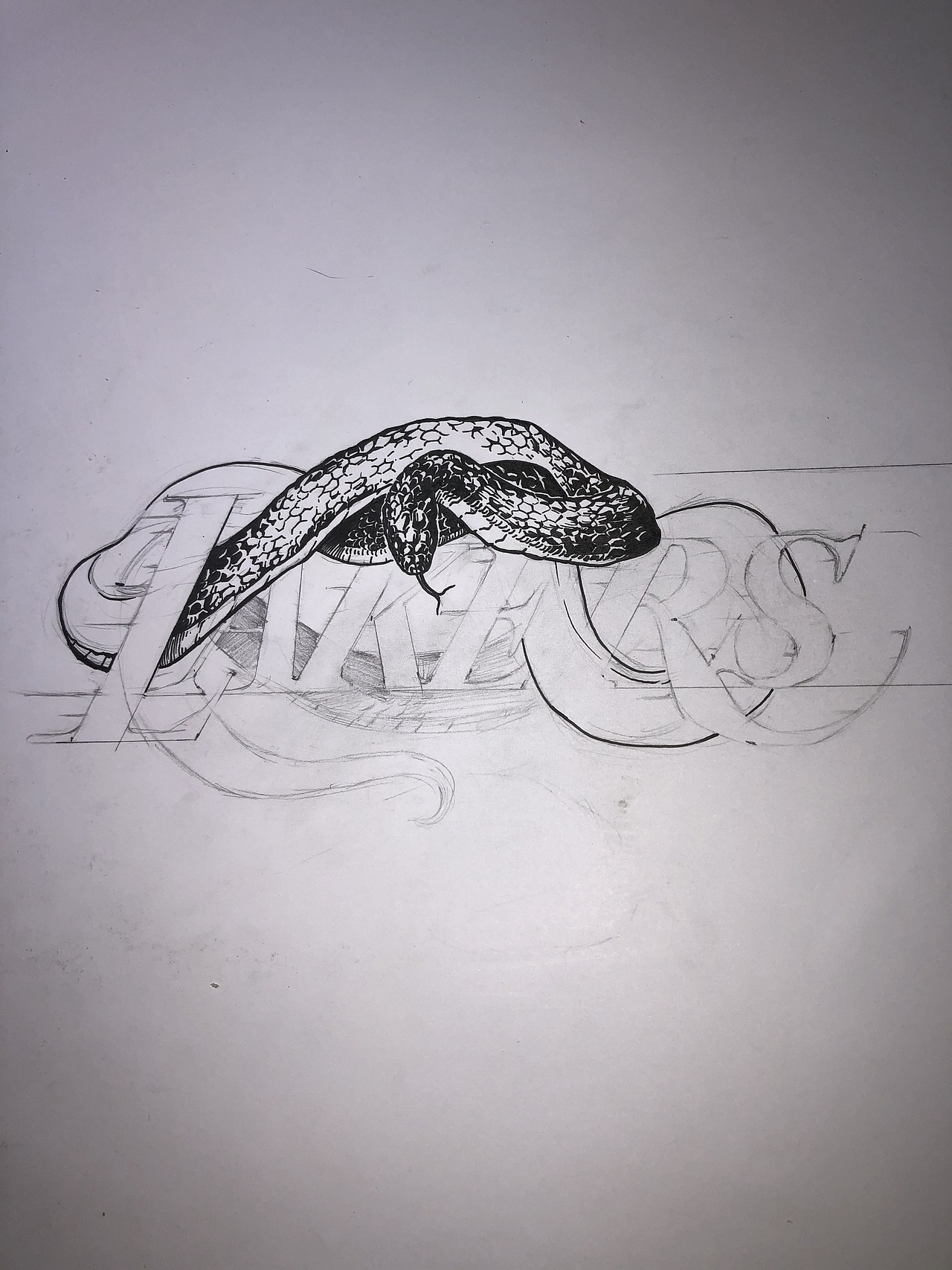 黑曼巴科比纪念纹身手稿