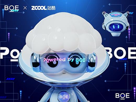 [您好，BOE]，BOE-京东方IP形象设计-(京小迪)