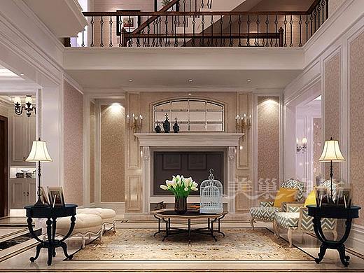 郑州绿地香颂141平叠加三室装修欧式奢华风设计方案