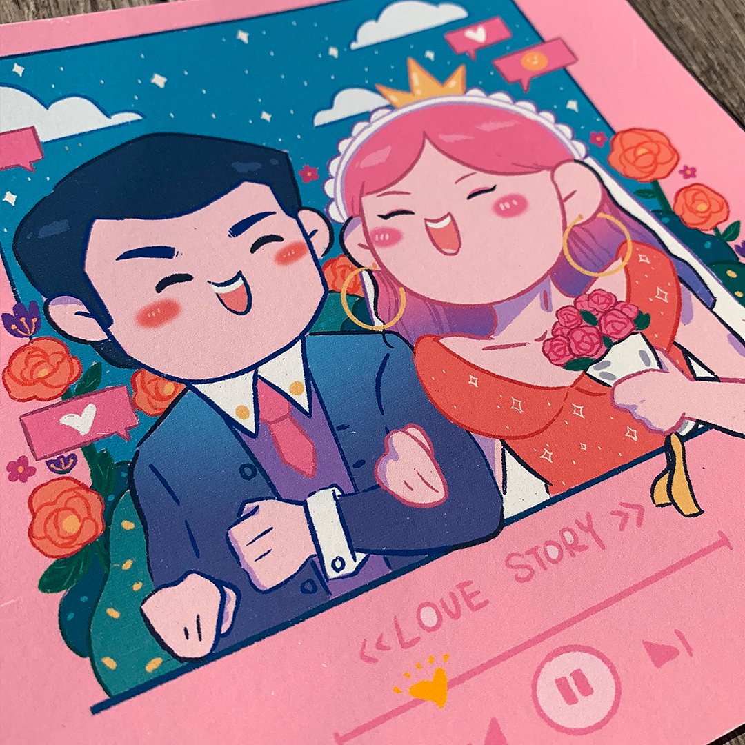 一份请柬 | Love Story | 婚礼进行时 | 喜帖（图ZMjMzMzQxNDgw） - 商业插画 - 站酷设计师抹茶拿铁好喝原创素材 - 站酷ZCOOL