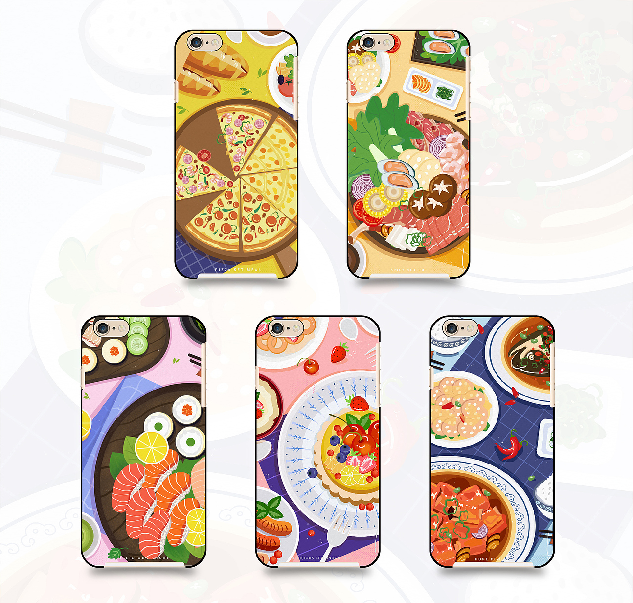美食插画练习（图ZMTUwMjMwNDQw） - 创作习作 - 站酷设计师Gx_默原创素材 - 站酷ZCOOL
