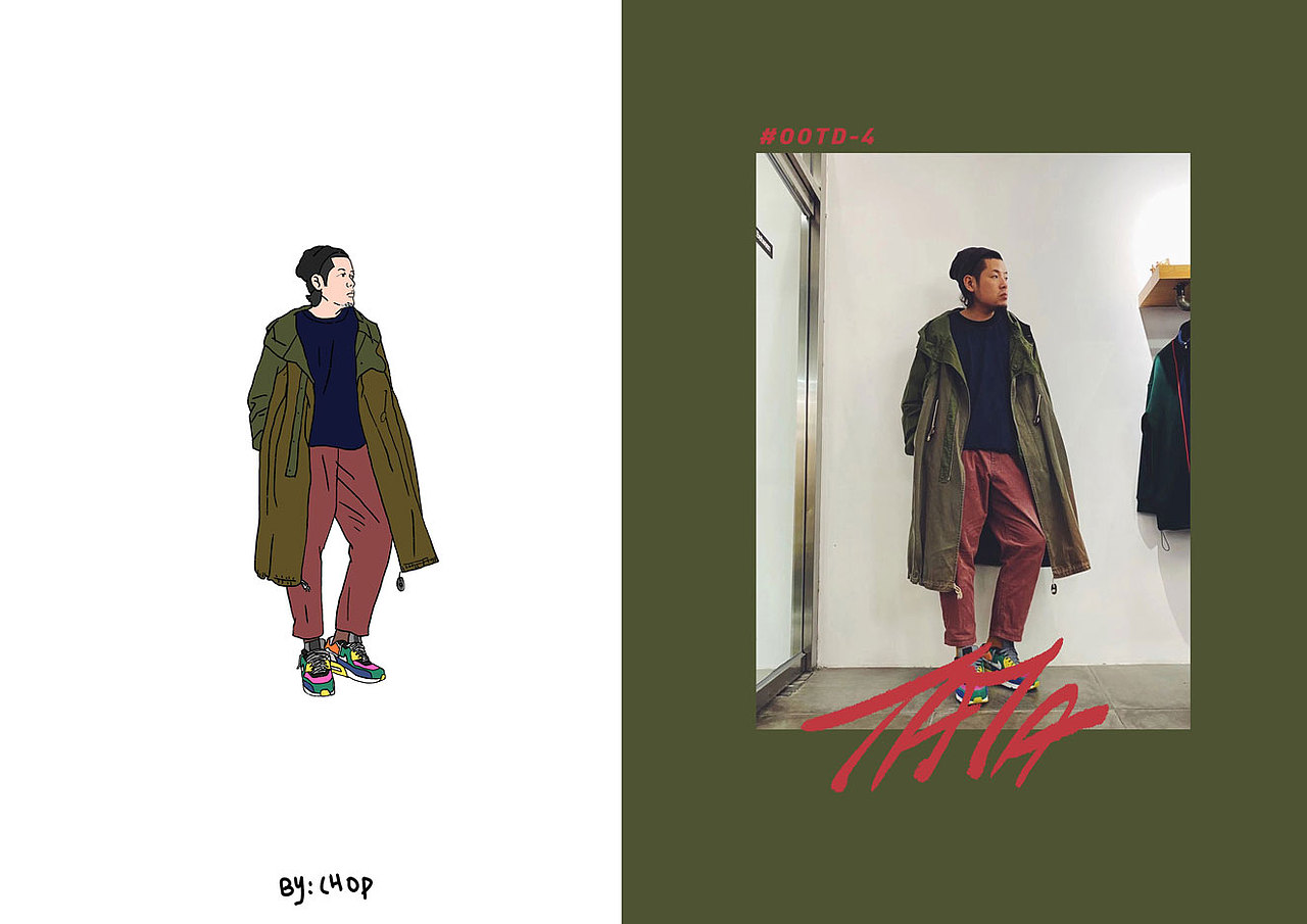 #OOTD-TATA（图ZMjQ1MjY3ODk2） - 创作习作 - 站酷设计师排骨chop原创素材 - 站酷ZCOOL
