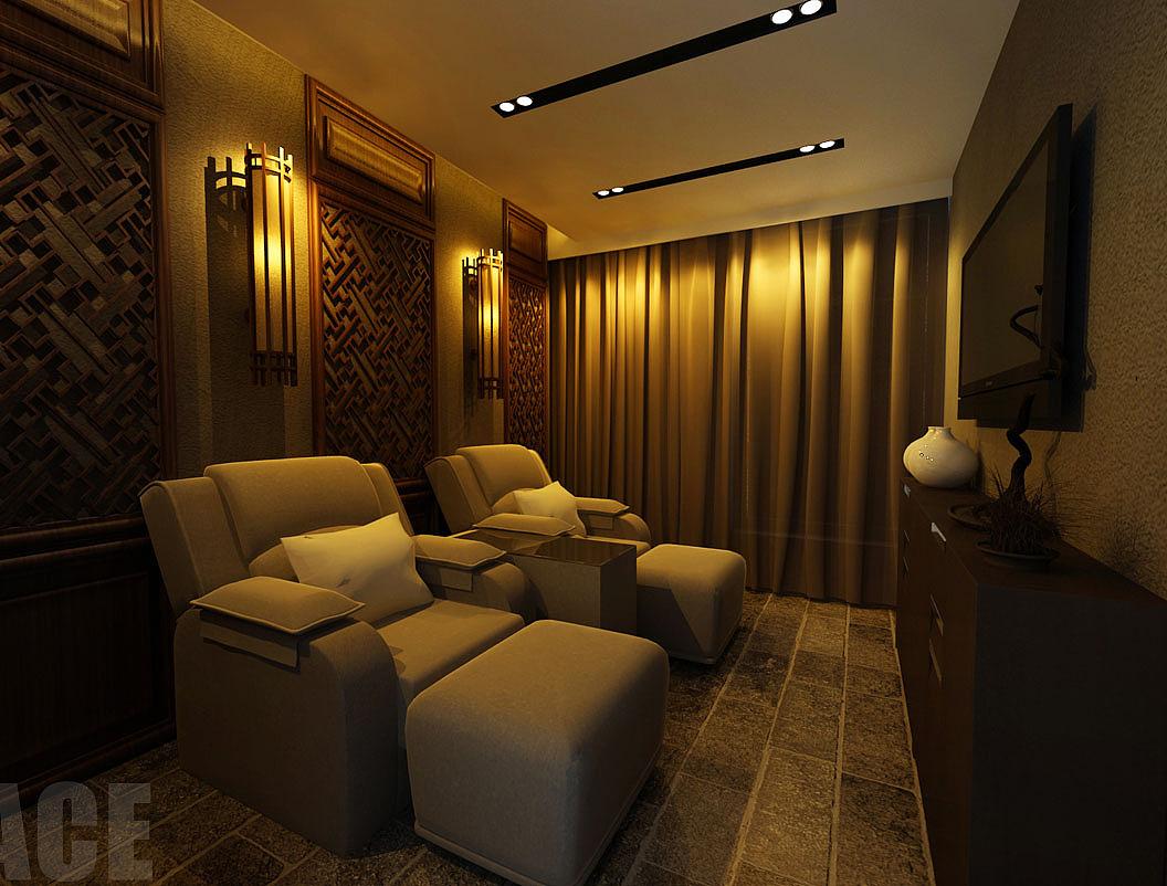 成都足疗水浴装修设计效果图-设计|施工免费报价