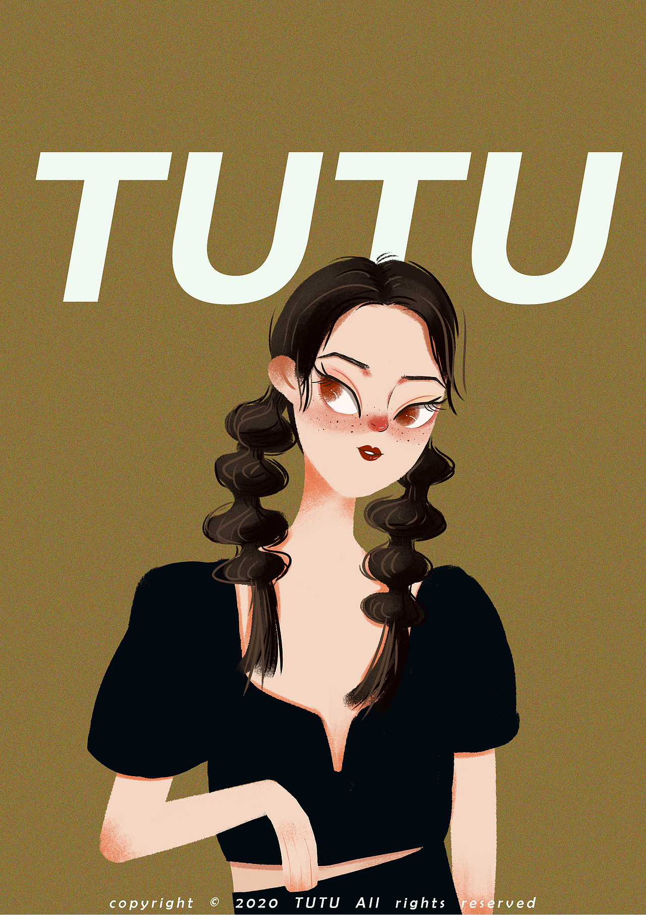 原创插画|欧美风人物系列