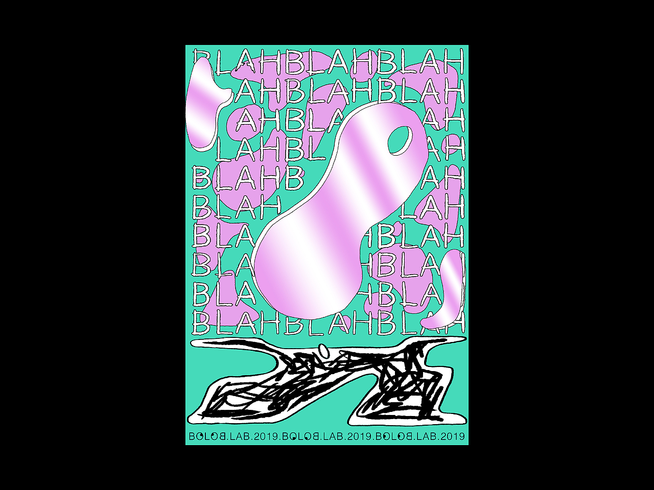 摊手系列插画海报