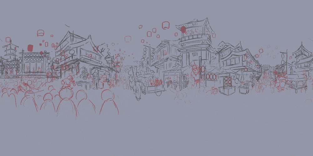 贺岁H5-AR“新年游好市”（图ZMjQzMjg4MDA0） - 其他动漫 - 站酷设计师布袋动画原创素材 - 站酷ZCOOL