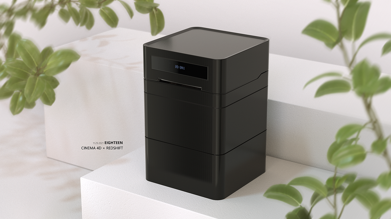 [水车]x[洗碗机]设计效果图 redshift cinema4d rhino