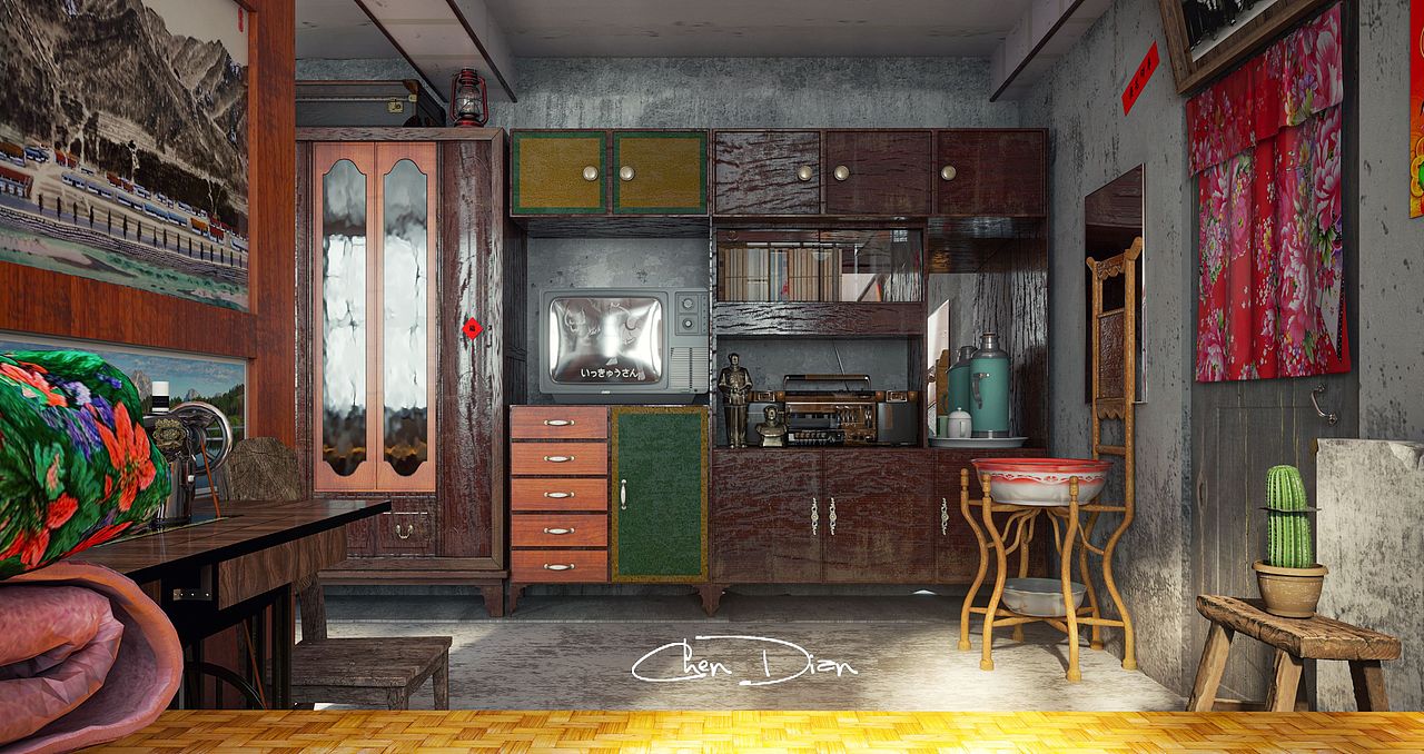 记忆深处的家（图ZMjk4NzUxOTk2） - 建筑/空间 - 站酷设计师沉淀888原创素材 - 站酷ZCOOL