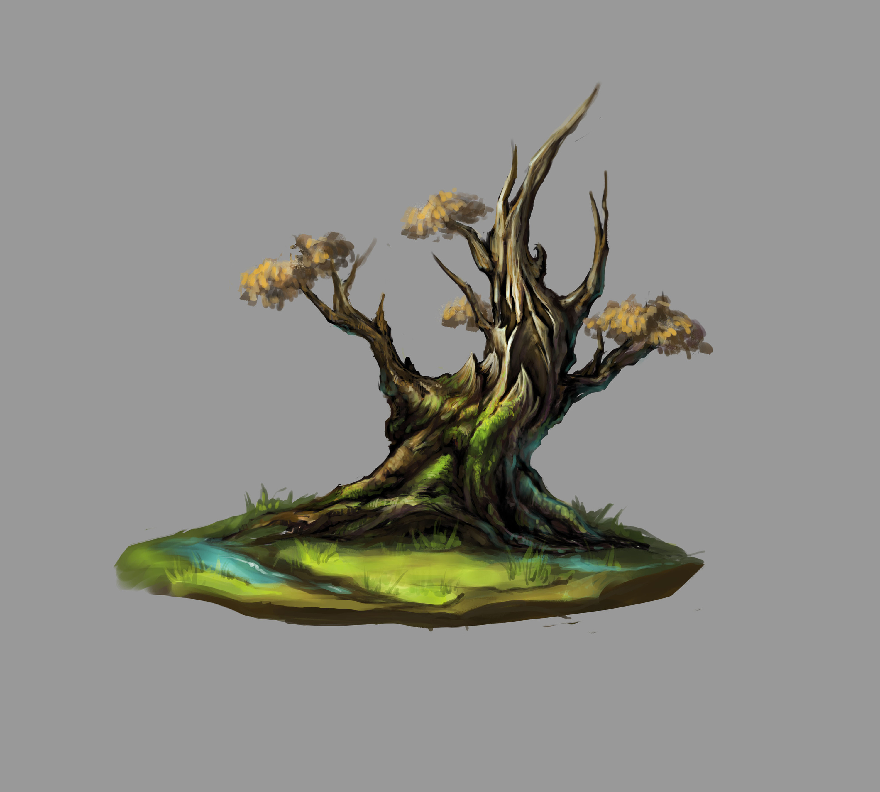 游戏场景植被设计