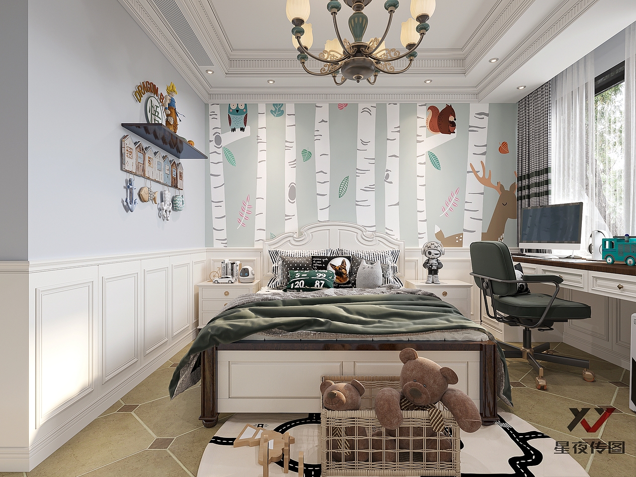 家装||美式别墅（图ZMjkxODQwMzM2） - 家装设计 - 站酷设计师苏梦琪呀原创素材 - 站酷ZCOOL