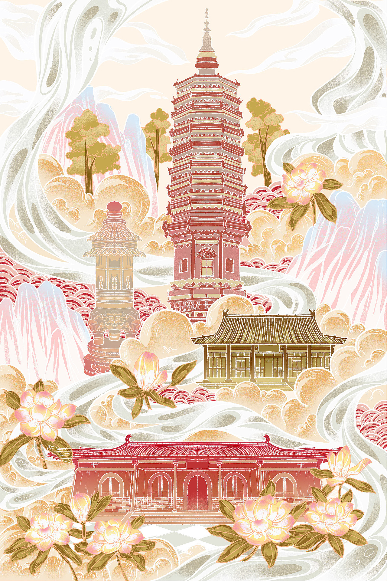 正定游礼（图ZMjE2NTkzNTA4） - 宣传物料 - 站酷设计师ZJZ_Luooooo原创素材 - 站酷ZCOOL