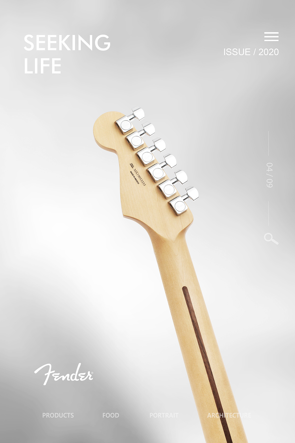 Fender 芬达吉他 ✖ 乐器贝斯琴行创意摄影产品拍摄