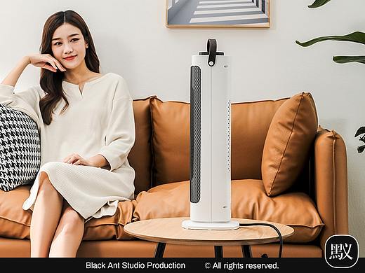 电商摄影｜先锋-电暖气热风机｜家用电器