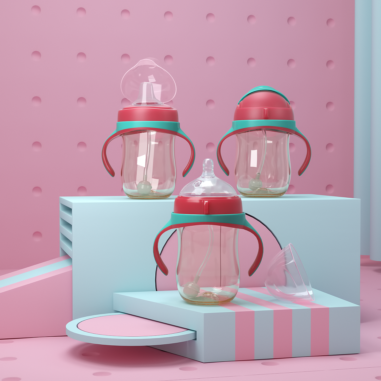 奶壺產品效果圖渲染（圖ZMTIxMTA2NzU2） - 生活用品 - 站酷設計師Ralph_liu原創(chuàng)素材 - 站酷ZCOOL