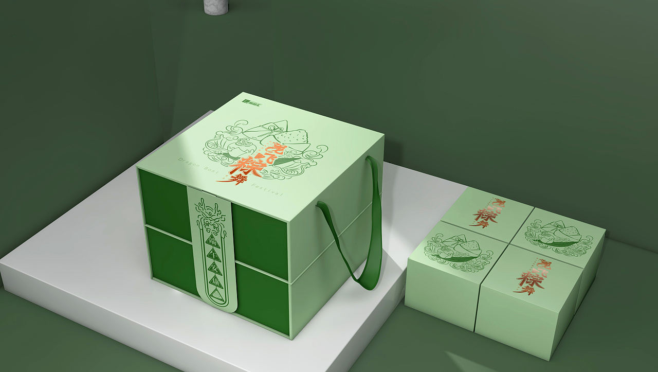 【端午】粽子礼盒设计