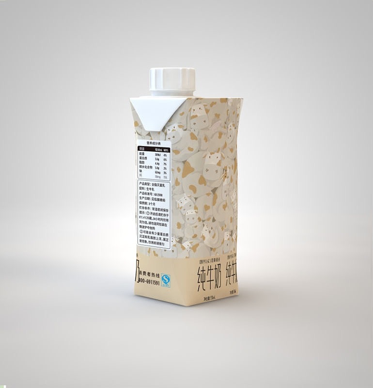 蒙牛牛奶包裝（圖ZNjMyNDcxMjA=） - 包裝 - 站酷設(shè)計(jì)師一個(gè)漢字原創(chuàng)素材 - 站酷ZCOOL
