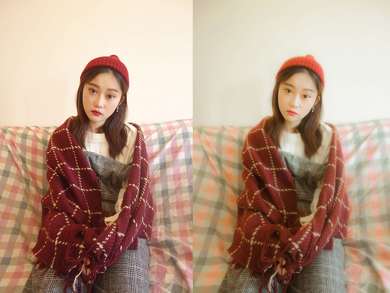 PS+LR调出暖色室内轻私房照片