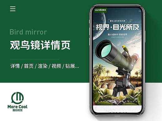 观鸟镜详情页单筒双筒望远镜凹凸镜天文镜观地镜
