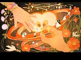 圣誕插畫‖只想和你在一起