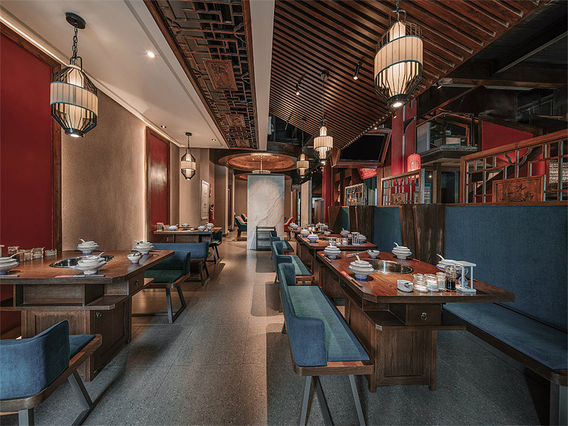 火锅店设计|火锅餐厅设计|主题火锅店设计|时尚火锅店装修