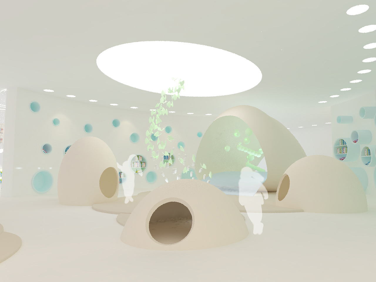 毛毛虫儿童绘本体验馆（图ZMjEyMTQ3MTEy） - 展陈设计 - 站酷设计师星star原创素材 - 站酷ZCOOL