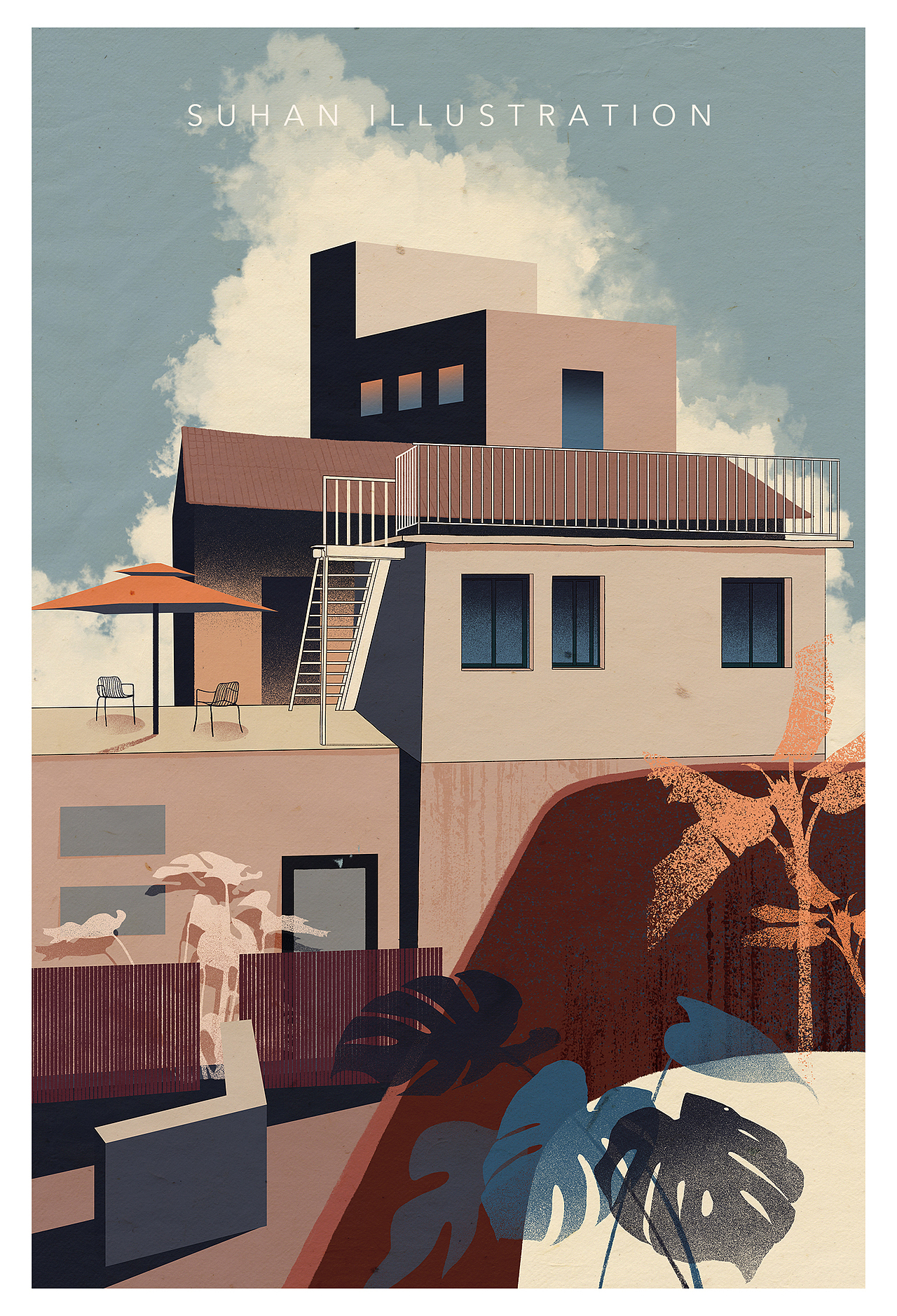 2020年度插画总结｜在冬夜，赴孤岛诗社的约（图ZMjM4NjA2OTg0） - 创作习作 - 站酷设计师苏寒原创素材 - 站酷ZCOOL