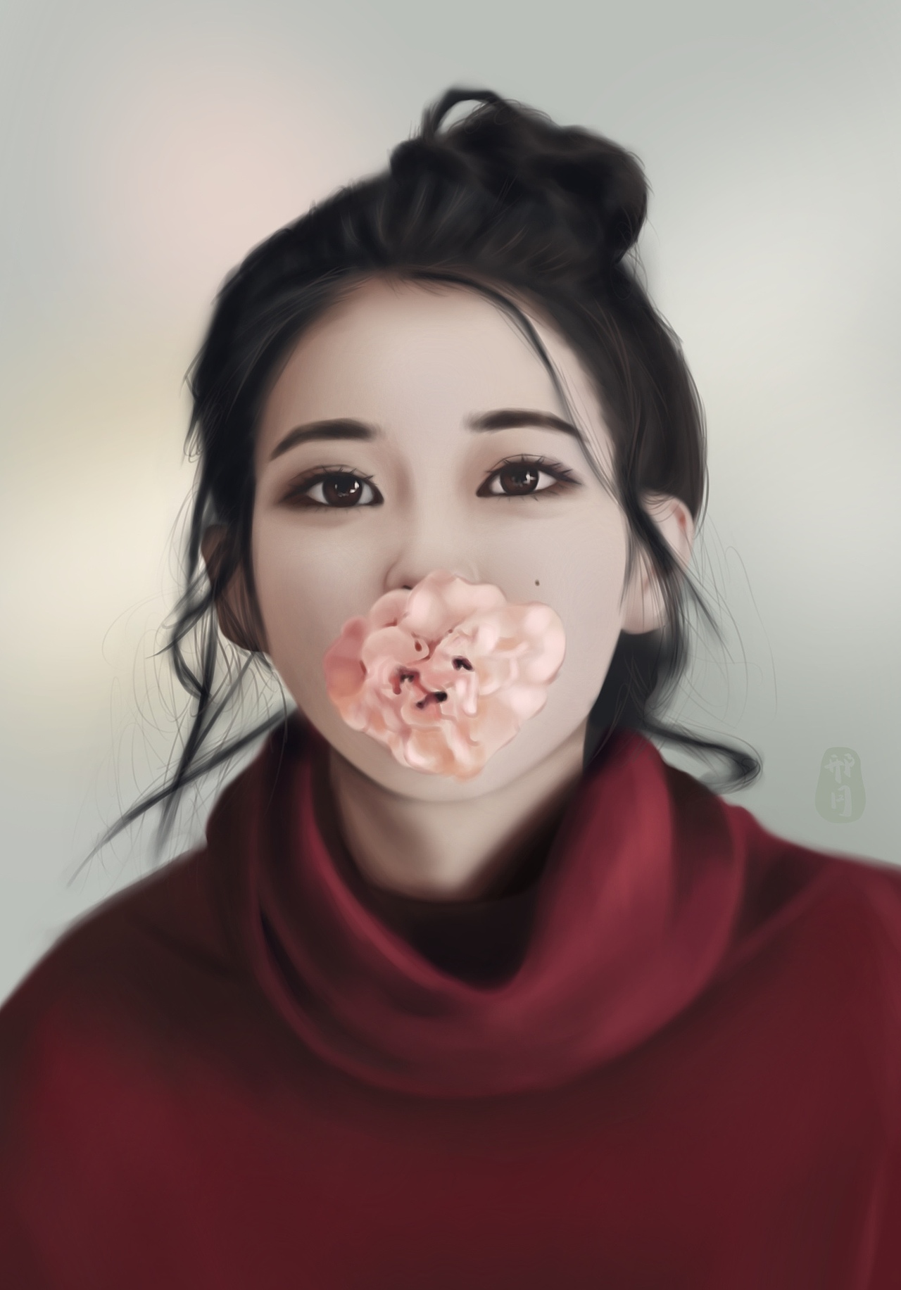 人像练习（图ZMjU2MzM5Nzc2） - 创作习作 - 站酷设计师Beryl月原创素材 - 站酷ZCOOL