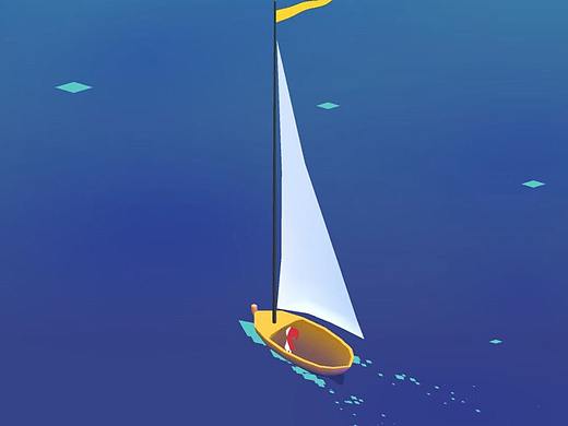 纪念碑谷2-小船水花动效