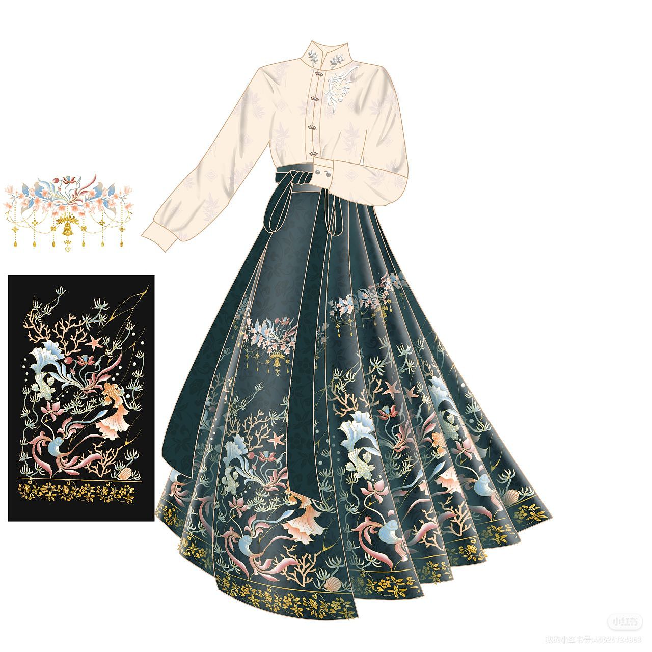 春秋款马面裙待出（图ZMzYwMjY5OTcy） - 其他服装 - 站酷设计师A5626124863原创素材 - 站酷ZCOOL