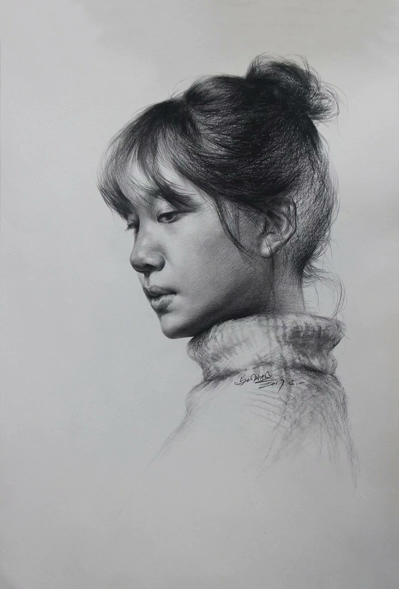 贵阳鲁轩美术马明扬素描作品