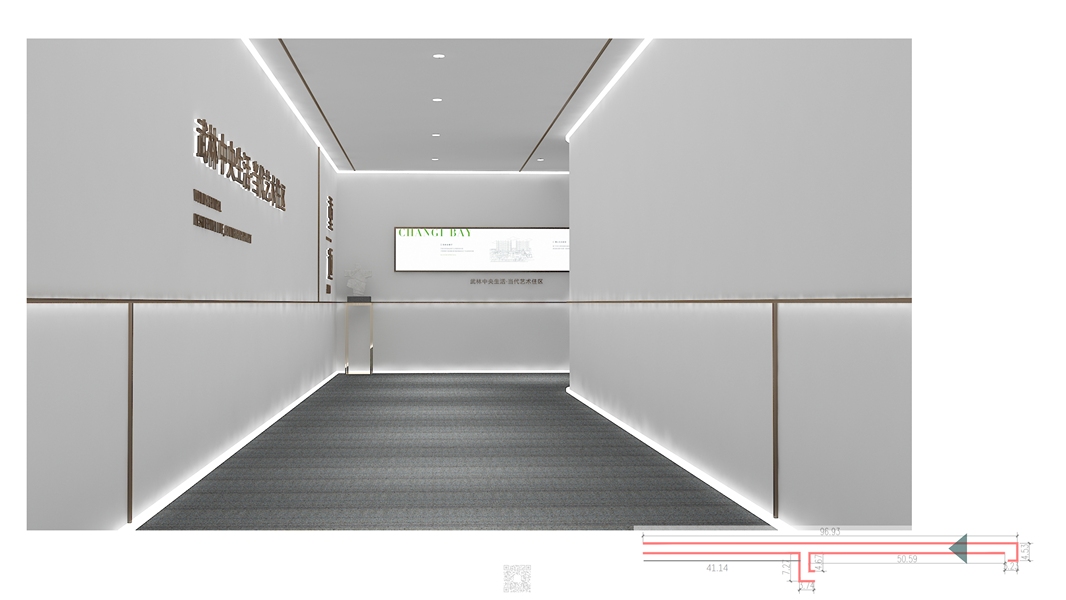 样板间看房通道