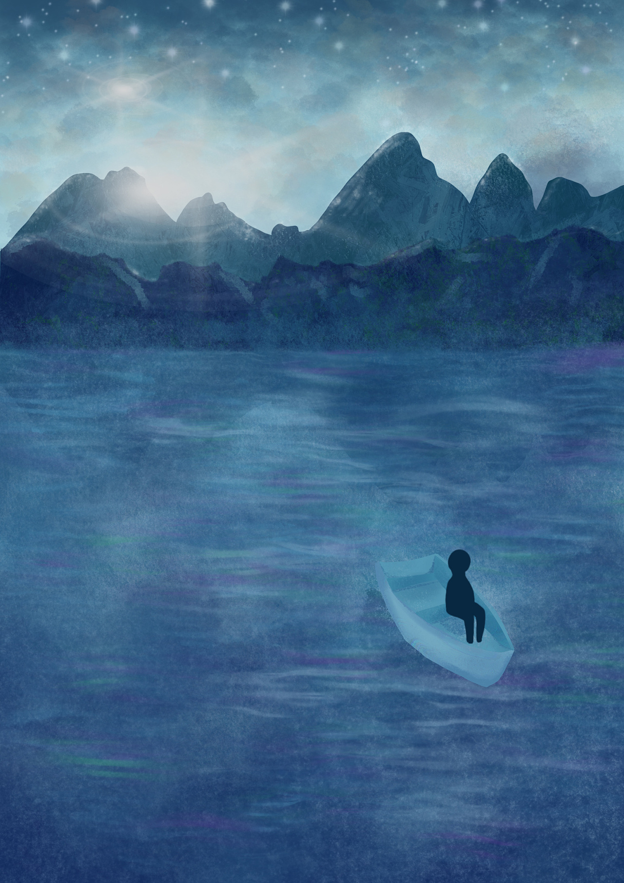 孤独|插画|艺术插画|糖峰霉 - 原创作品 - 站酷 (zcool)