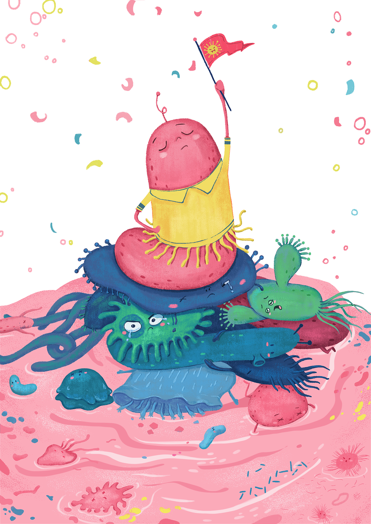 《灰尘的旅行》插画