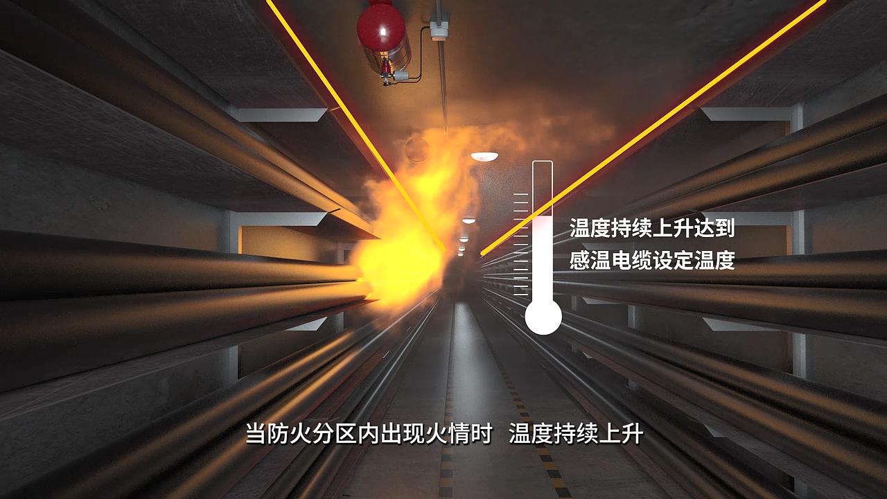 电缆隧道消防系统动画（图ZMTk2MTk5ODYw） - 动画/影视 - 站酷设计师未知与未知原创素材 - 站酷ZCOOL