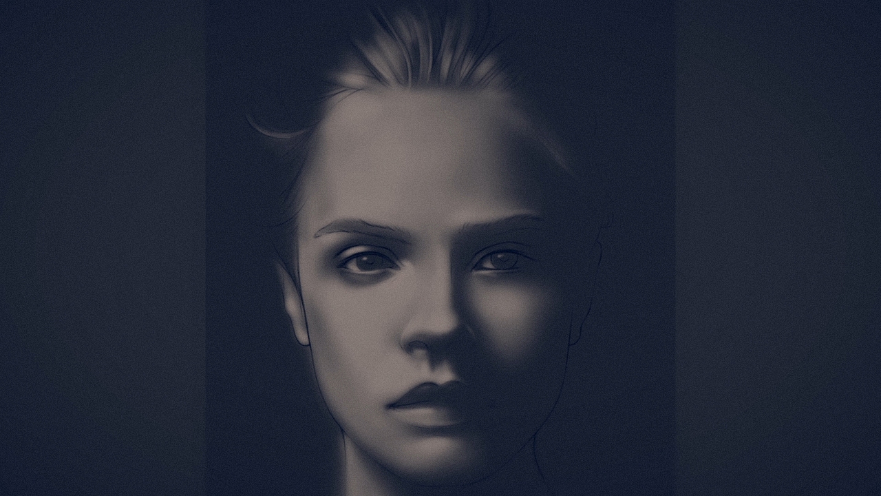 PS手绘教程：超模Cara Delevingne（卡拉迪瓦伊）（图ZMzczNDMwMjg=） - 创作习作 - 站酷设计师野孩子涂鸦原创素材 - 站酷ZCOOL