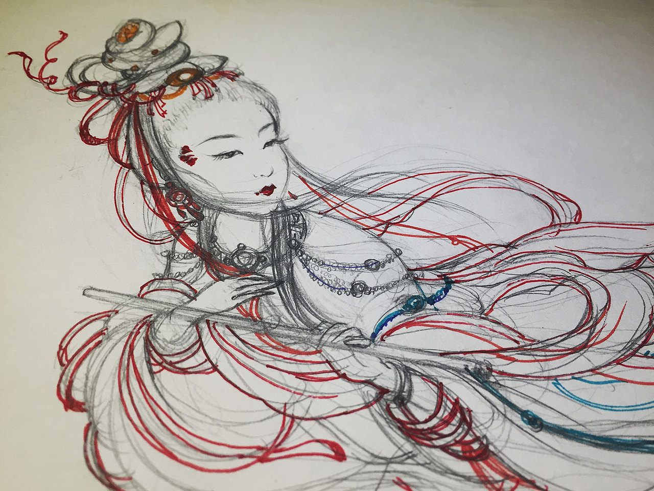 从混乱的草稿开始，画出构思