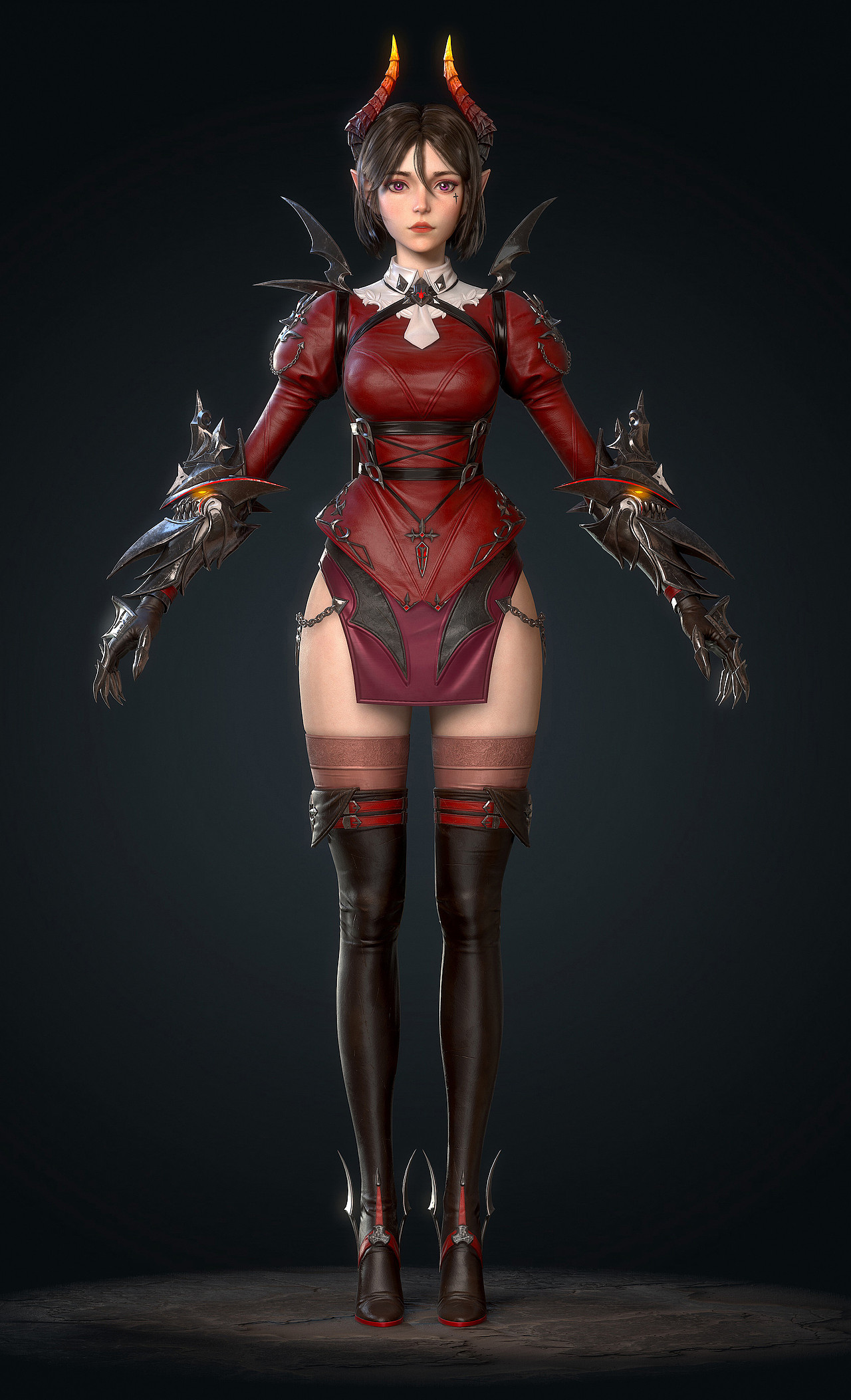 李老师-次时代游戏班女性课堂案例（图ZMjExMDk4MTU2） - 人物/生物 - 站酷设计师翼次方CG原创素材 - 站酷ZCOOL