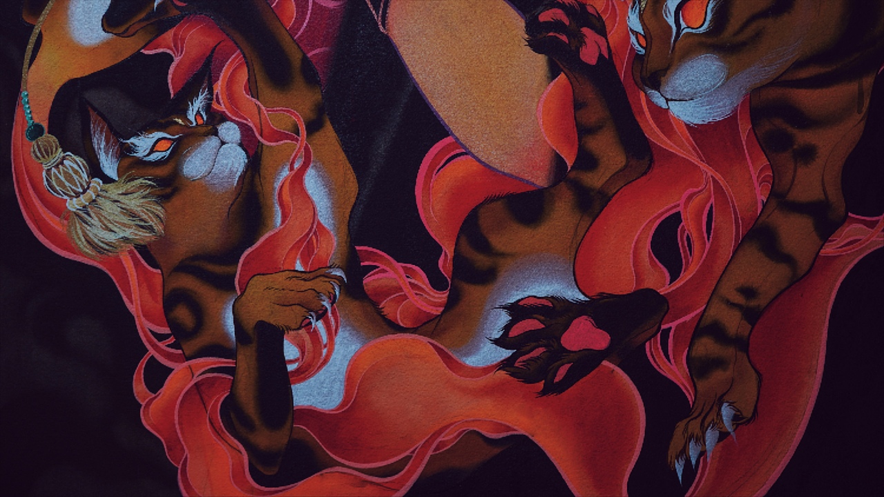 shaman girl n her cats（图ZMjMwNTkwMjY4） - 艺术插画 - 站酷设计师dearqqzhao原创素材 - 站酷ZCOOL