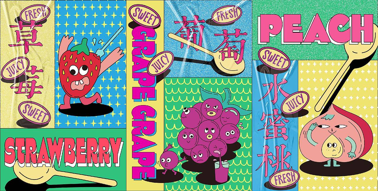 水果系列doodle风插画（图ZMjY5Mjc3Mjc2） - 商业插画 - 站酷设计师西西GAGA原创素材 - 站酷ZCOOL