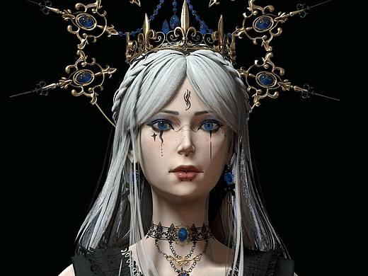 《夜》角色建模设计