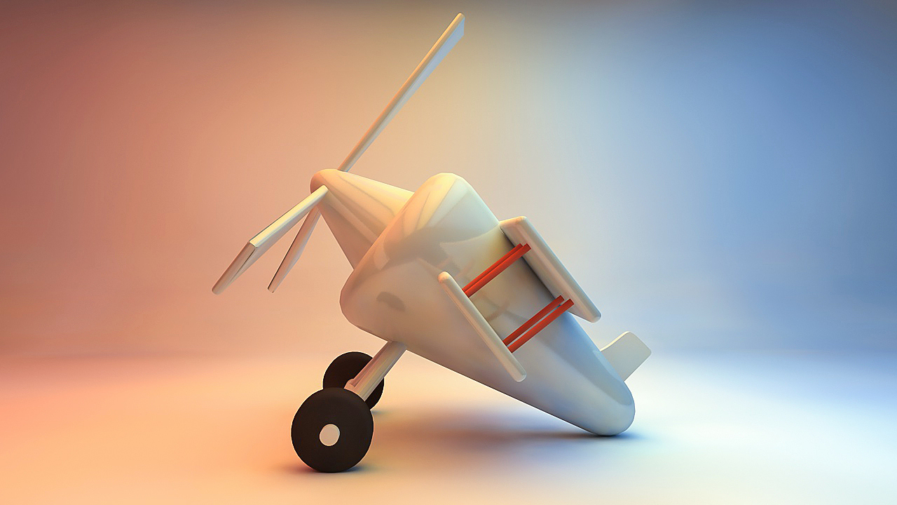c4d小飞机练习