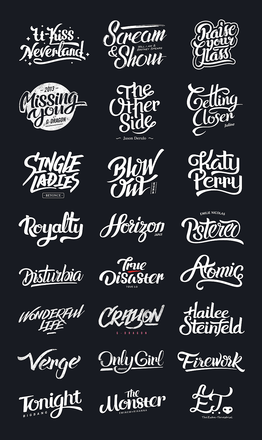 手绘英文|平面|字体/字形|唔名小锐 - 原创作品 - 站酷 (zcool)