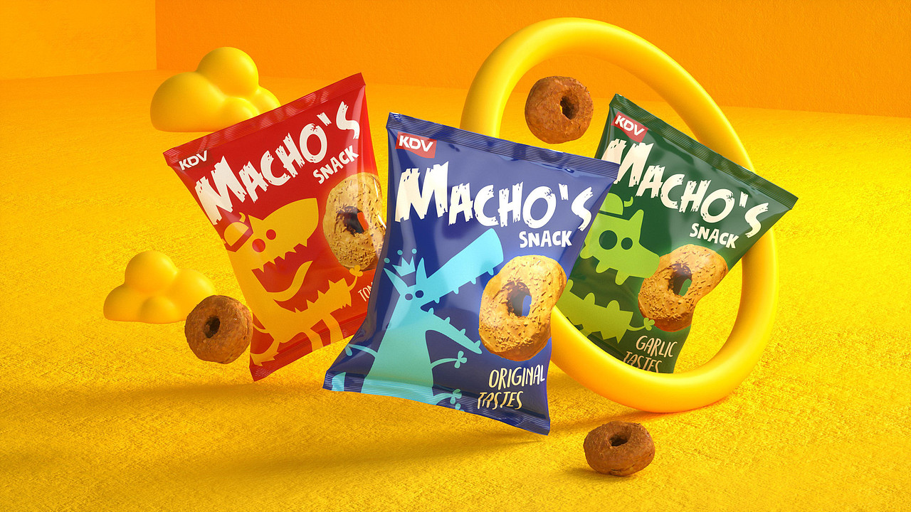 kdv尅荻味巧克力饼干包装设计