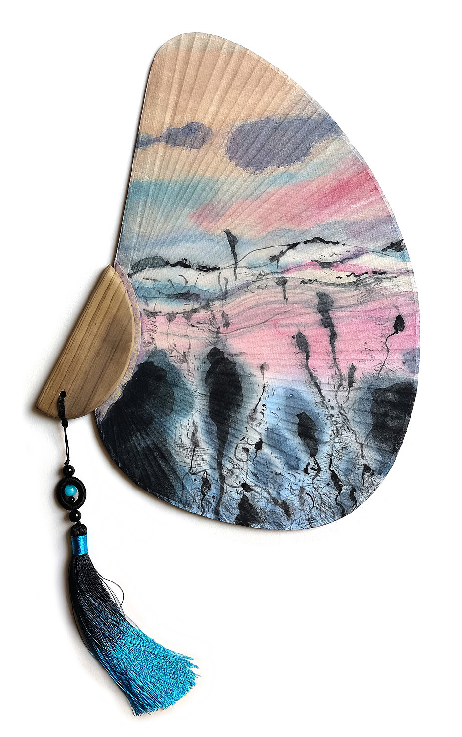 意象风景扇面（图ZMjc3NzQ1NDk2） - 绘画 - 站酷设计师尹成伟的艺术故事原创素材 - 站酷ZCOOL