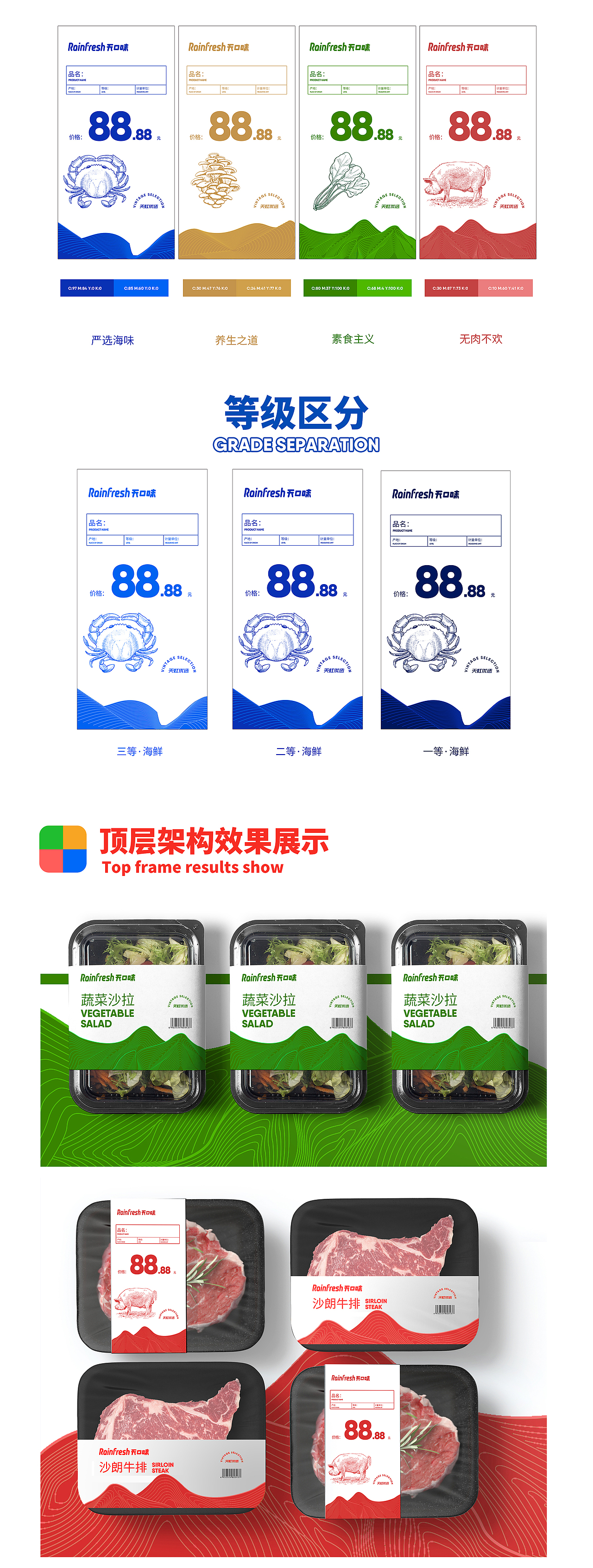 天虹自有品牌 | 天口味 | 视觉识别系统提案（图ZMjQzNTQwOTQw） - 品牌 - 站酷设计师我的轰米公设原创素材 - 站酷ZCOOL