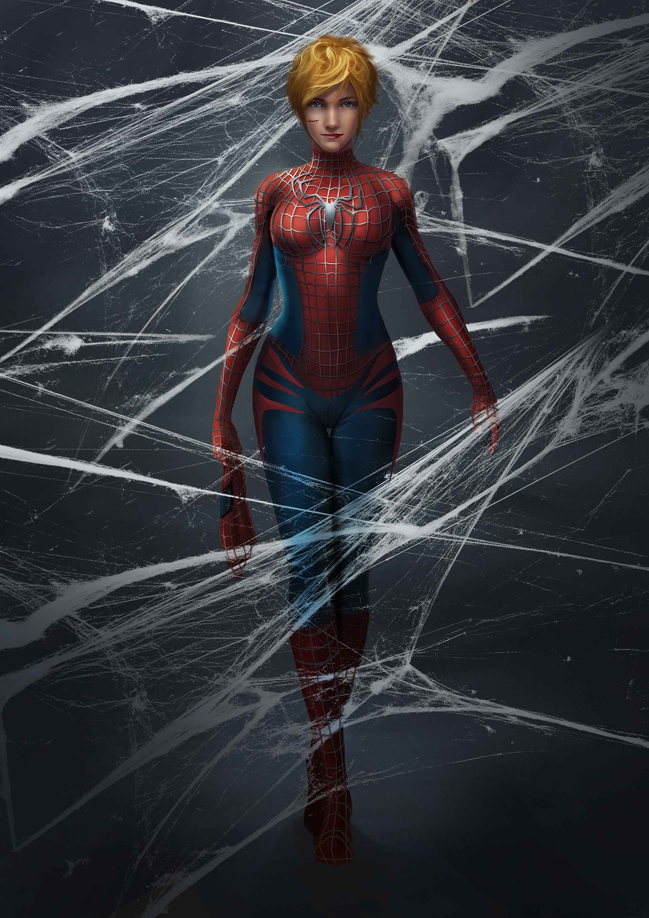 女蜘蛛（图ZOTEyMjk0NTI=） - 商业插画 - 站酷设计师雪秋枫原创素材 - 站酷ZCOOL