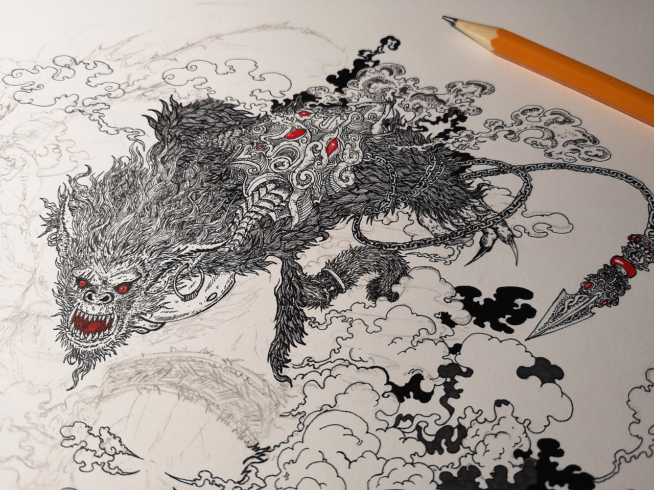 毣柞山海之狌狌（图ZMTE3NDIwMzYw） - 商业插画 - 站酷设计师毣余原创素材 - 站酷ZCOOL