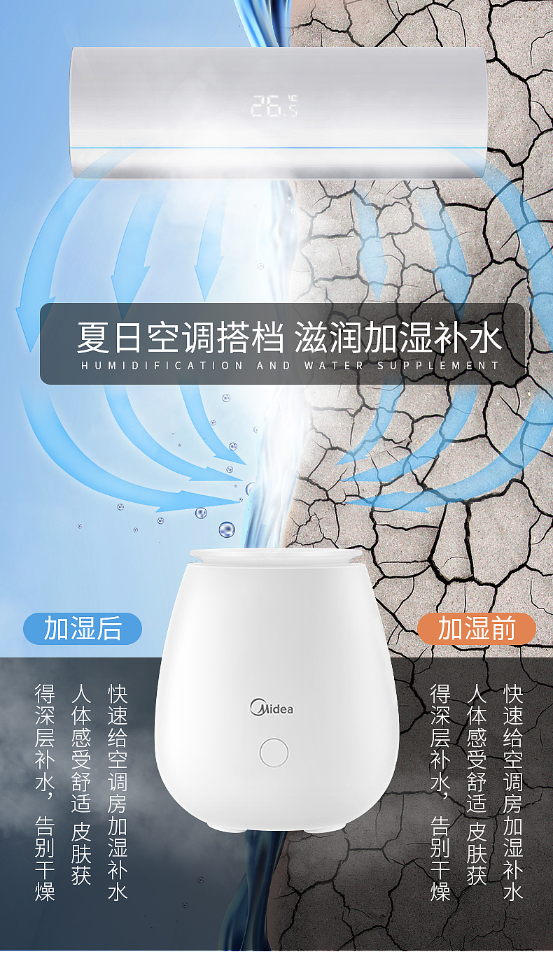 美的七彩香薰灯修改