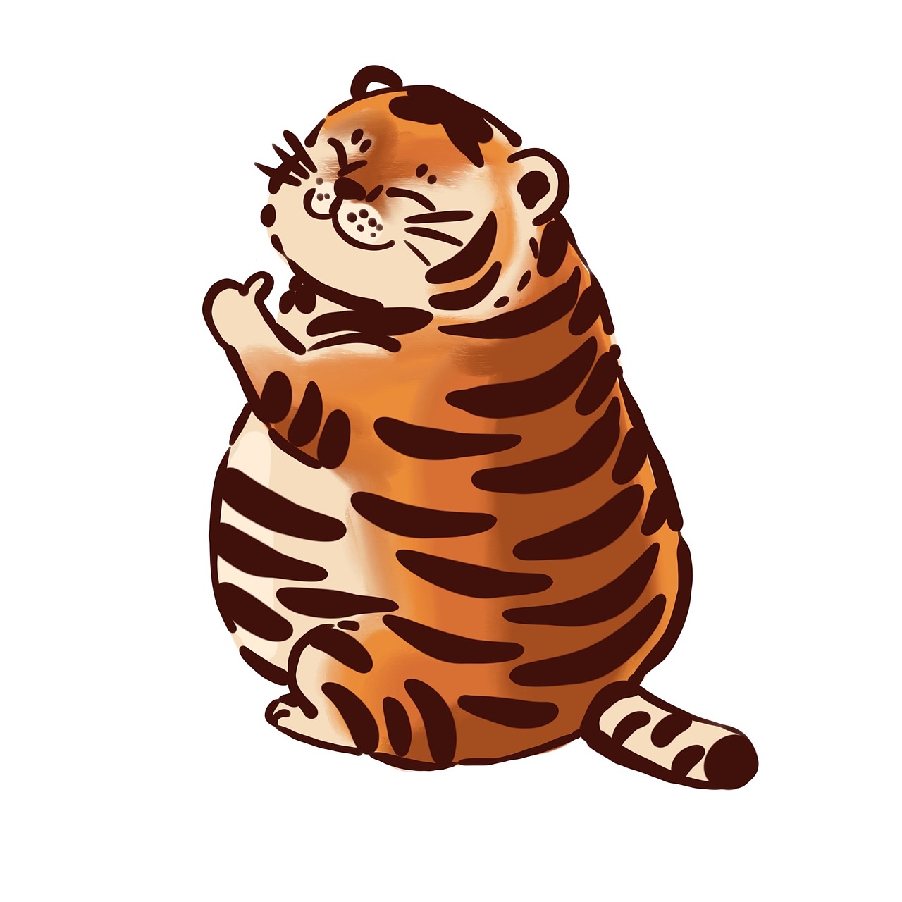 2022,虎虎生威.一组老虎表情包