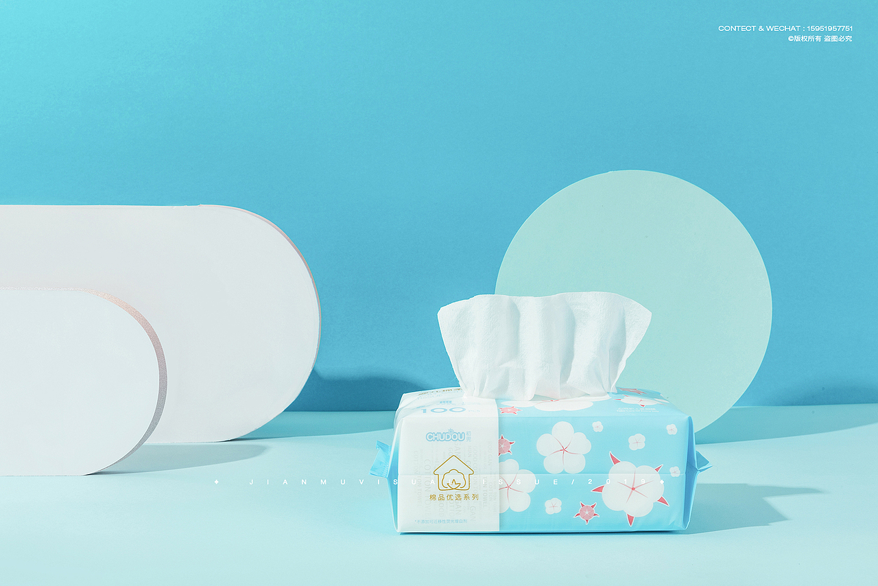 初兜 婴儿棉柔巾摄影 ✖ 纸巾湿巾洗脸巾母婴用品拍摄